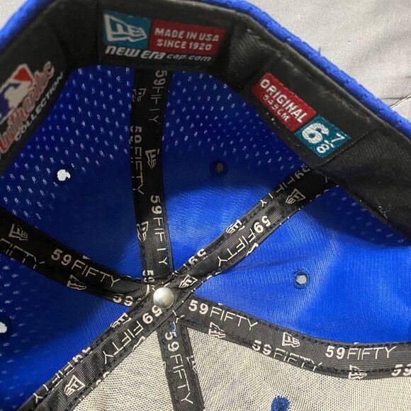 Fifty-nine fifty Blue red Cubs symbol baseball hat - Picture 2 of 5